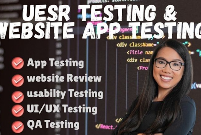 do user testing app testing website review qa testing and give user feedback